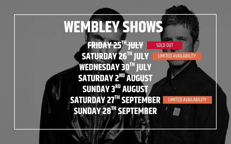 Oasis 2025 Wembley Dates