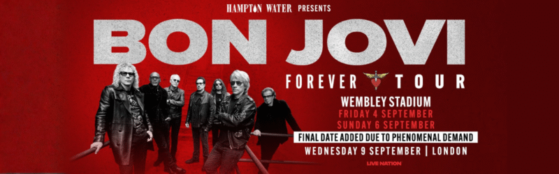 Bon Jovi Tickets 2026 Wembley Stadium